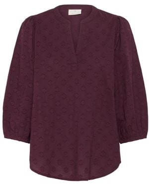 Kaffe Blouses - Morado