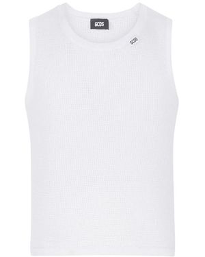 Gcds Sleeveless Tops - White