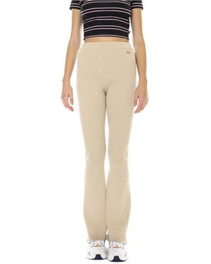 Lacoste Broeken ,Polyester Wijde Broeken - Naturel