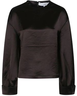 JW Anderson Schicke Ärmellose Bluse - Schwarz