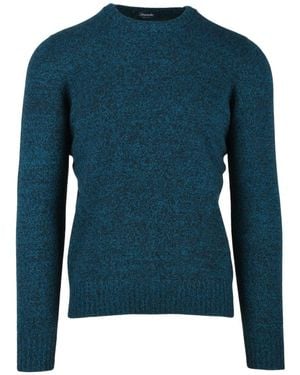 Drumohr Round-Neck Knitwear - Azul