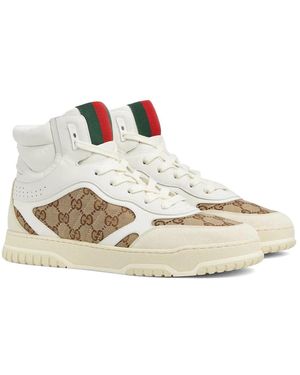 Gucci Re-Web High Sneakers - Mettallic