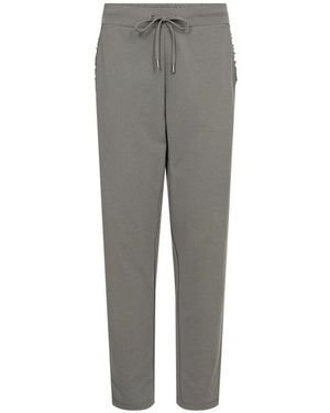 Soya Concept Bequeme Khaki Hose Mit Elastischem Bund - Grau