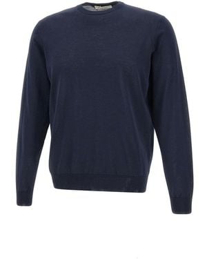 FILIPPO DE LAURENTIIS Round-Neck Knitwear - Blue
