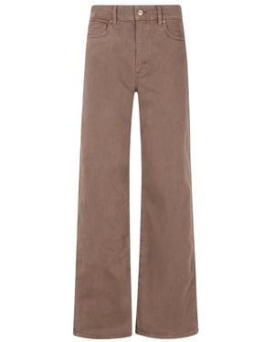 PAIGE Wide Jeans - Marrón