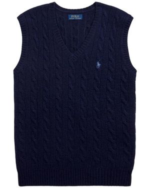 Polo Ralph Lauren Sleeveless Knitwear - Bleu