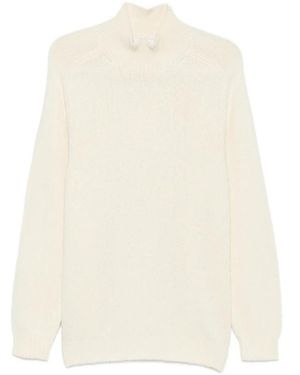 Scaglione Rollkragenpullover - Weiß