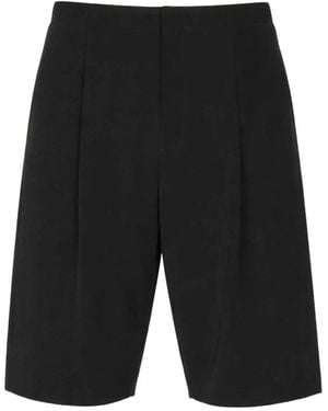 The Row Sayed Wool Shorts - Zwart