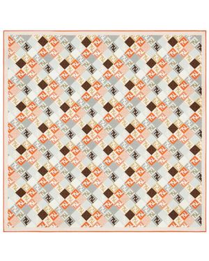 Fendi Silky Scarves - Natural