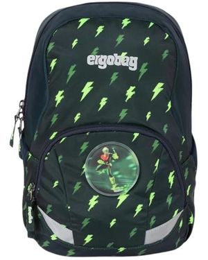 ergobag Tassen ,Veelkleurig ,Polyester Aanpasbare Waterbestendige Rugzak - Groen