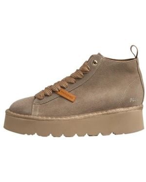 Pànchic Lace-Up Boots - Brown