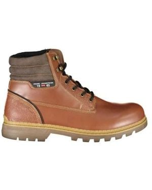 Carrera Lace-Up Boots - Brown