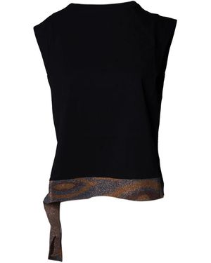 Akep T-Shirt Met Ronde Hals - Zwart