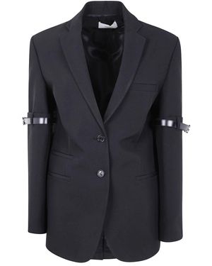Coperni Jassen ,Zwart ,Gebonden Blazer