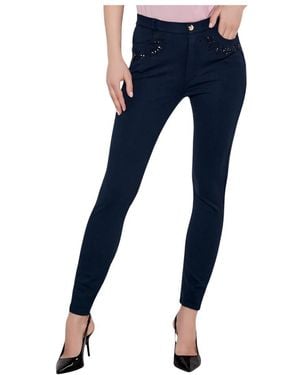 Liu Jo Slim-Fit Trousers - Azul