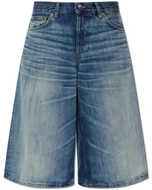Haikure Denim Shorts - Azul