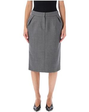 Magda Butrym Rokken ,Grijs ,Midi Rok
