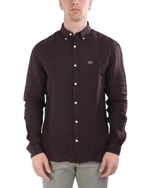 Lacoste Casual Shirts - Negro