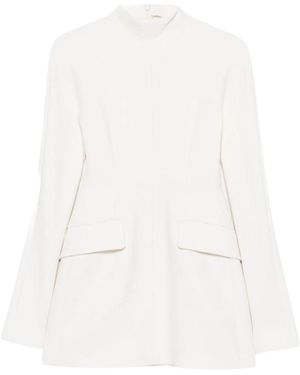 Sportmax Spxtefrite Kurzes Kleid - Weiß