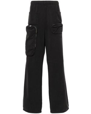 MM6 by Maison Martin Margiela Straight Trousers - Black