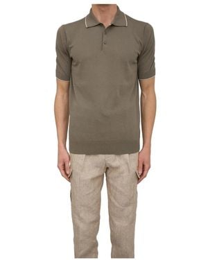 Peserico Polo Shirts - Green