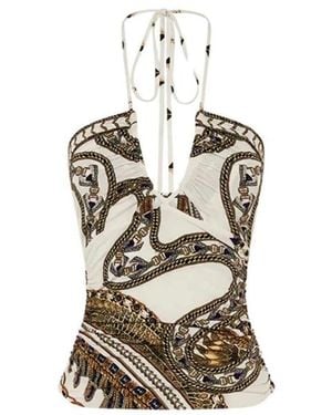 CAMILLA Sleeveless Tops - Metallic