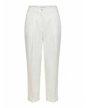 Peserico Straight Trousers - White