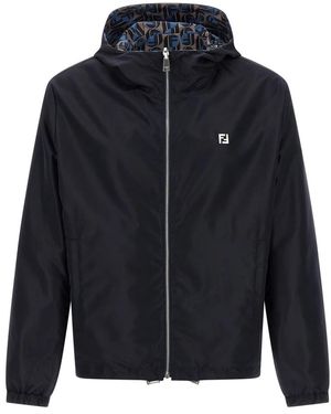 Fendi Nity Omkeerbare Windjack - Blauw