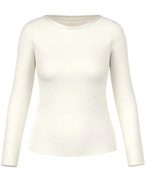 Marc Cain Tops ,Wit ,Katoen Tigerlily Top
