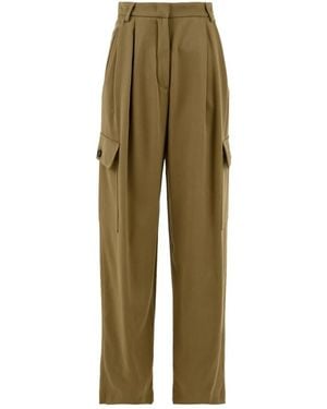 Attic And Barn Tapered Trousers - Green