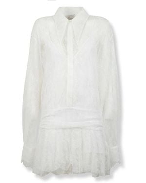 GIUSEPPE DI MORABITO Shirt Dresses - White
