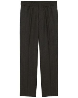 Ami Paris Straight Trousers - Negro