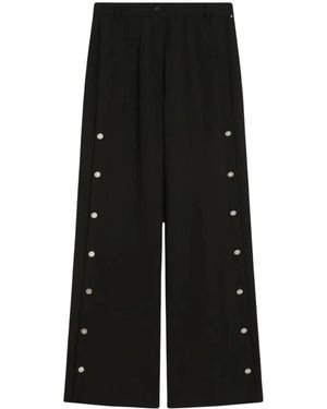 Sportmax Wide Trousers - Negro