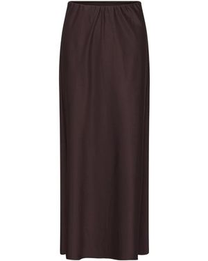 Saint Tropez Rokken ,Bruin ,Leer Lodisa Maxi Rok