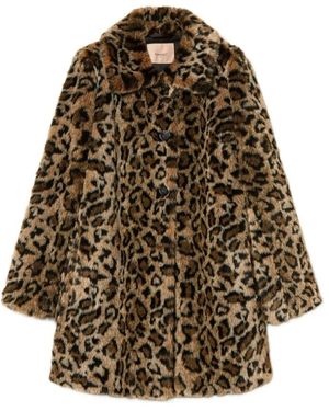 Twinset Braune Mäntel Für Frauen