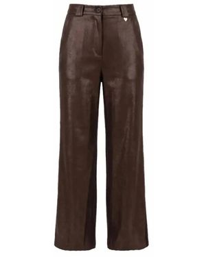 Amélie & Amélie Wide Trousers - Brown