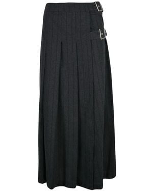 Souvenir Clubbing Midi Skirts - Black