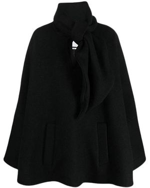 The Attico Capes - Black