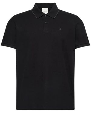 Calvin Klein Polo Shirts - Black