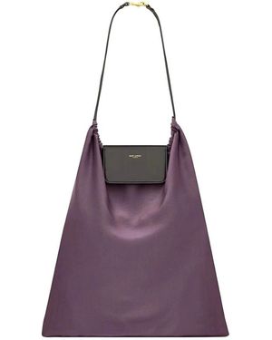 Saint Laurent Pm Pochon Large - Paars
