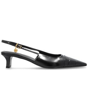 Tod's Leren Schoenen Met Hak - Zwart