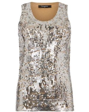 DSquared² Sleeveless Tops - Marrón