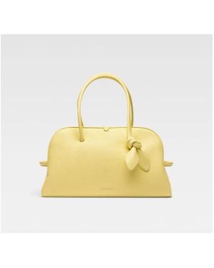 Jacquemus Gele Leren Reistas - Geel