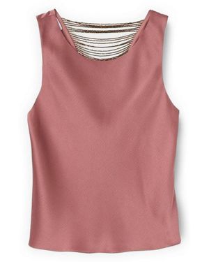 mötivi Tops ,Roze ,Satijn Sleeveless Tops