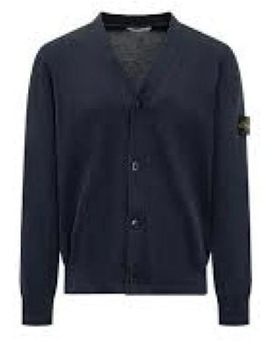 Stone Island Cardigans - Blu
