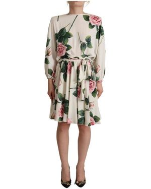 Dolce & Gabbana Short Dresses - White