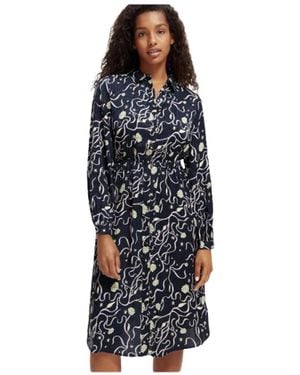 Scotch & Soda Midi Dresses - Nero