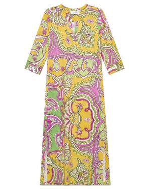 Maliparmi Hippie Lotus Dress - Geel