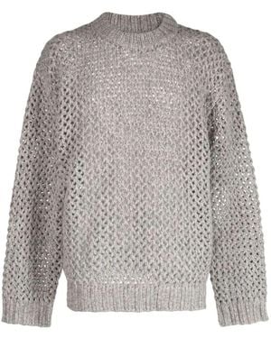 Holzweiler Round-Neck Knitwear - Grey