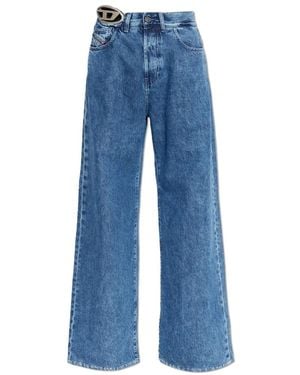 DIESEL Wide Jeans - Azul